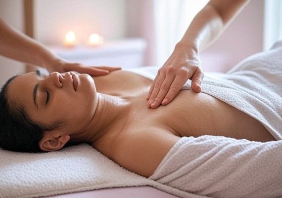 massage drainage lymphatique après opération cancer du sein ave m et massages